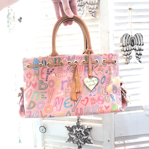 RARE NWOT Dooney & Bourke Small Tulip Tassel Tote